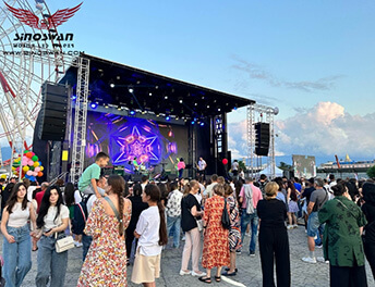 Georgia Batumi Music Festival Unleashing the Stage Magic: SINOSWAN ST130Pro