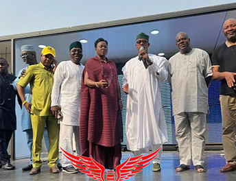 A thank-you letter from Nigerian 2023 presidential campaign to SINOSWAN stage car.