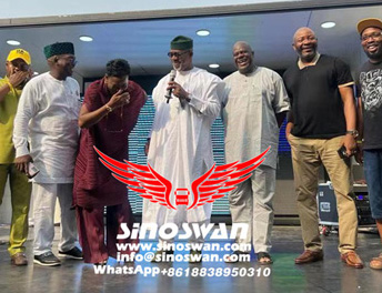 Served for 2023 Nigeria President Election With 5sets of SINOSWAN MOBILE STAGES