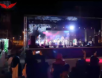 SINOSWAN Provides Stage Trailer for Outdoor Carnivals in Saudi Arabia