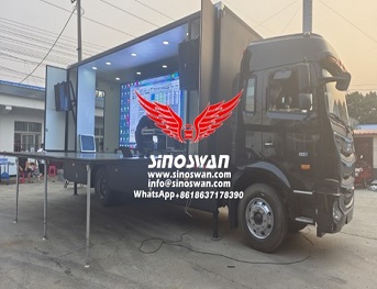 Sinoswan’s mobile LED trucks’ impact on outdoor events.