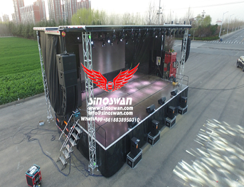 Sinoswan’s Mobile Stage Trailer For Sale to Redefie Event Experience