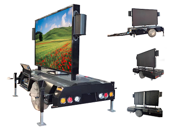 Sinoswan’s Mobile LED Screen Trailer for Sale