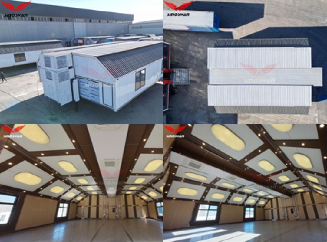 United Arab Emirates – SINOSWAN Successfully Completes and Ships Two Customized SBT1712 Mobile Banquet Hall Trailers