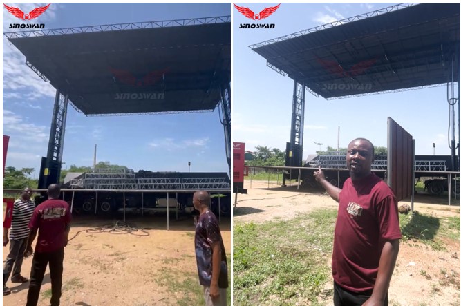 Nigeria – Mobile Stage Trailer – Professional On-Site Training and Technical Support